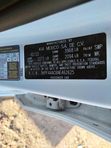 Photo 10 from auction – 2022 KIA FORTE GT with VIN 3KPF44AC6NE462625