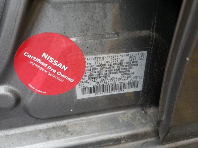 Photo 10 from auction – 2019 NISSAN SENTRA S with VIN 3N1AB7AP1KY225056