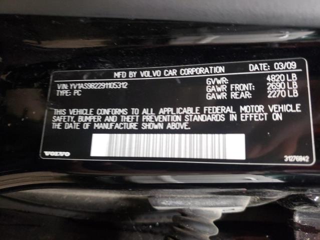 Photo 10 from auction – 2009 VOLVO S80 with VIN YV1AS982291105312