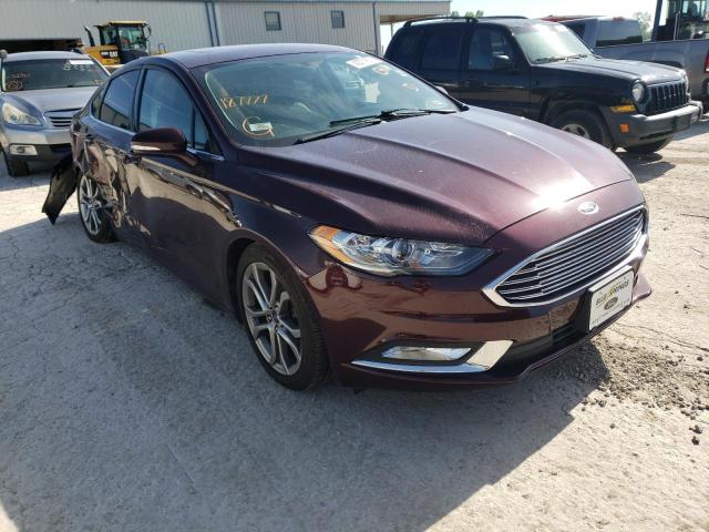 FORD FUSION 2017 with VIN 3FA6P0HDXHR187777 - Photo from auction