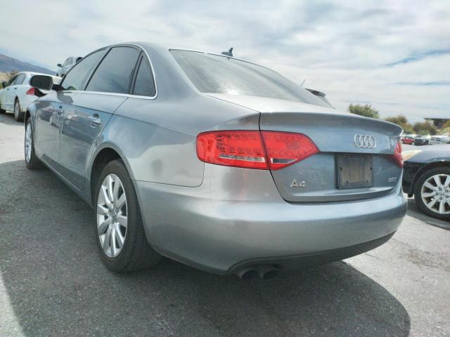 Photo 3 from auction – 2010 AUDI A4 PREMIUM with VIN WAUEFAFL9AN030563