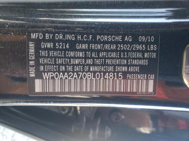 Photo 10 from auction – 2011 PORSCHE PANAMERA 2 with VIN WP0AA2A70BL014815