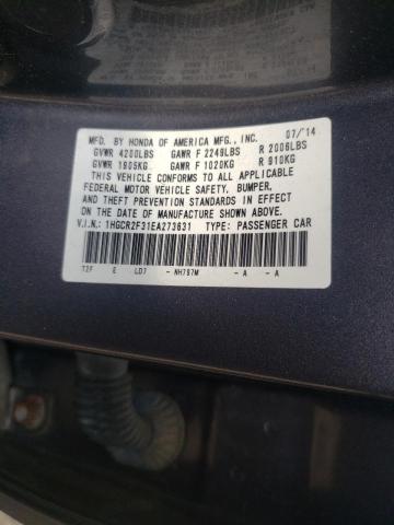 Photo 10 from auction – 2014 HONDA ACCORD LX with VIN 1HGCR2F31EA273631