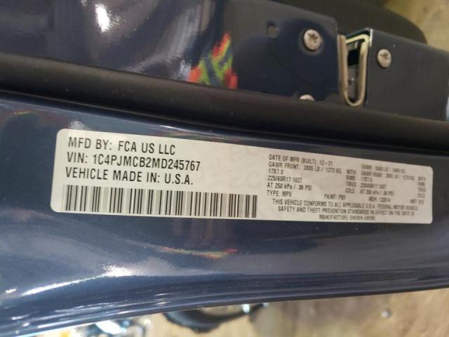 Photo 10 from auction – 2021 JEEP CHEROKEE L with VIN 1C4PJMCB2MD245767
