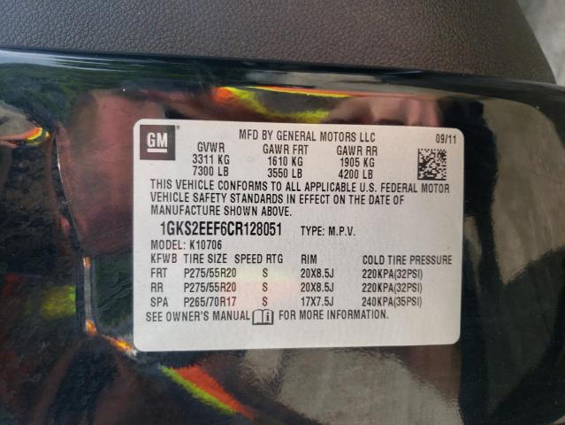 Photo 10 from auction – 2012 GMC YUKON DENA with VIN 1GKS2EEF6CR128051