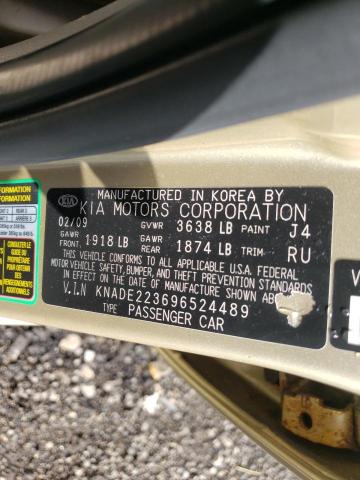 Photo 10 from auction – 2009 KIA RIO BASE with VIN KNADE223696524489