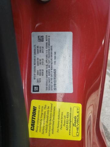 Photo 10 from auction – 2014 CHEVROLET CAMARO LT with VIN 2G1FB1E37E9224529