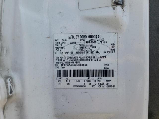 Photo 10 from auction – 2006 FORD F150 with VIN 1FTPX145X6NB83568