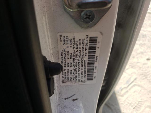 Photo 10 from auction – 2013 HONDA CIVIC SI with VIN 2HGFB6E54DH706600