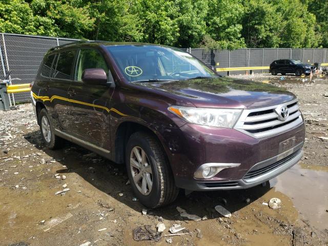 TOYOTA HIGHLANDER 2013 with VIN 5TDBK3EH7DS196587 - Photo from auction