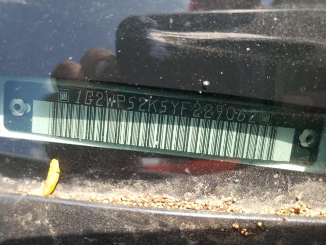 Photo 9 from auction – 2000 PONTIAC GRAND PRIX with VIN 1G2WP52K5YF229062