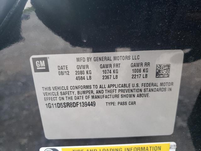 Photo 10 from auction – 2013 CHEVROLET MALIBU 1LT with VIN 1G11D5SR8DF139449