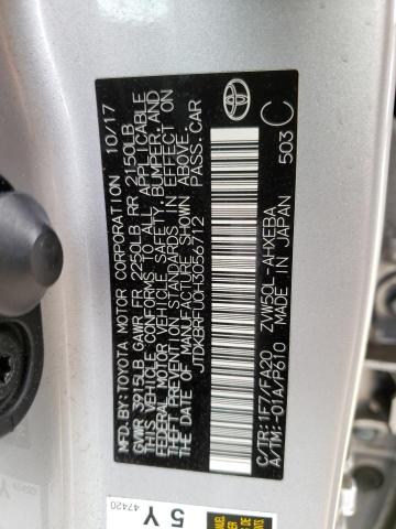 Photo 10 from auction – 2017 TOYOTA PRIUS with VIN JTDKBRFU0H3056712