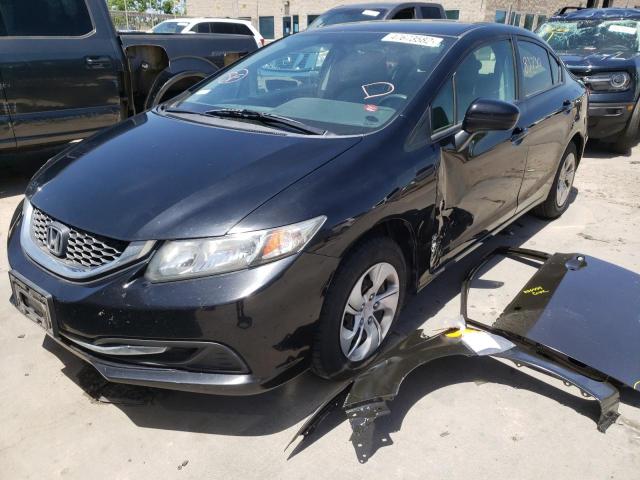 Photo 2 from auction – 2015 HONDA CIVIC LX with VIN 19XFB2F53FE227380