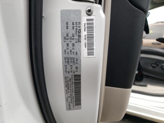 Photo 10 from auction – 2019 CHRYSLER PACIFICA T with VIN 2C4RC1BG4KR582854