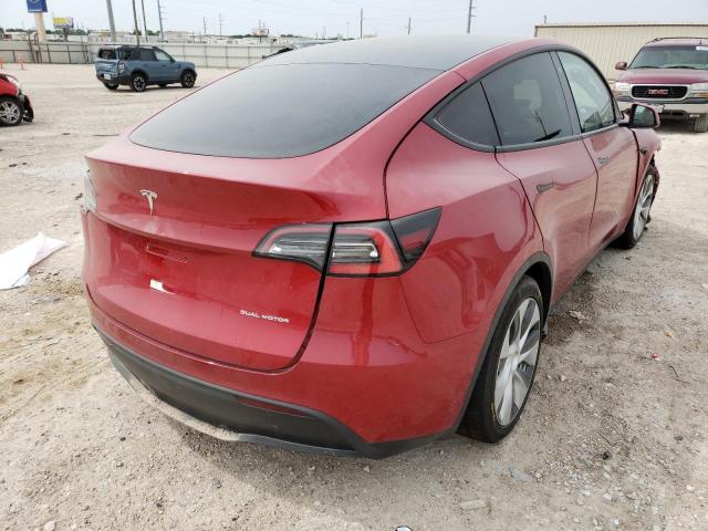 Photo 4 from auction – 2021 TESLA MODEL Y with VIN 5YJYGDEE8MF067916