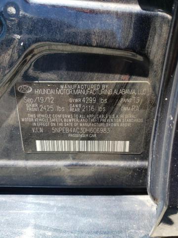 Photo 10 from auction – 2013 HYUNDAI SONATA GLS with VIN 5NPEB4AC3DH606983