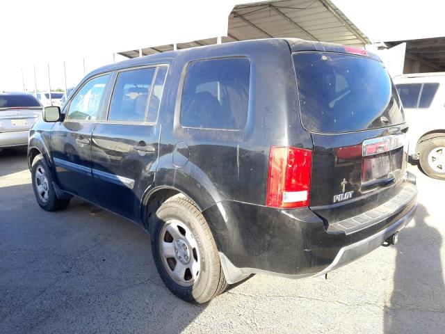 Photo 3 from auction – 2011 HONDA PILOT LX with VIN 5FNYF4H28BB006583