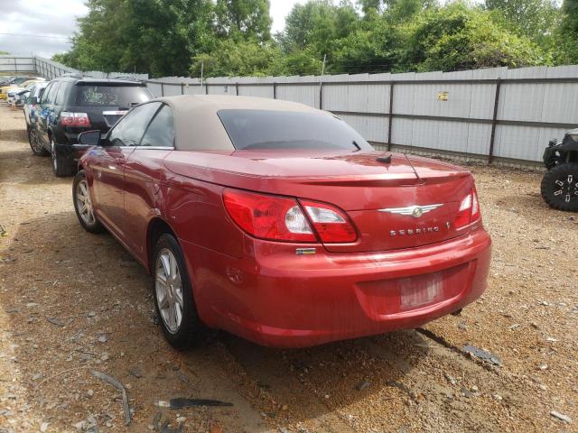 Photo 3 from auction – 2008 CHRYSLER SEBRING TO with VIN 1C3LC55RX8N289576