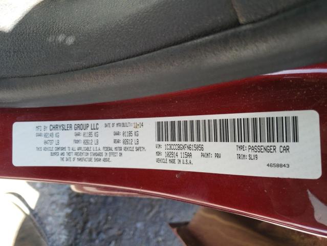 Photo 10 from auction – 2015 CHRYSLER 200 S with VIN 1C3CCCBGXFN615056