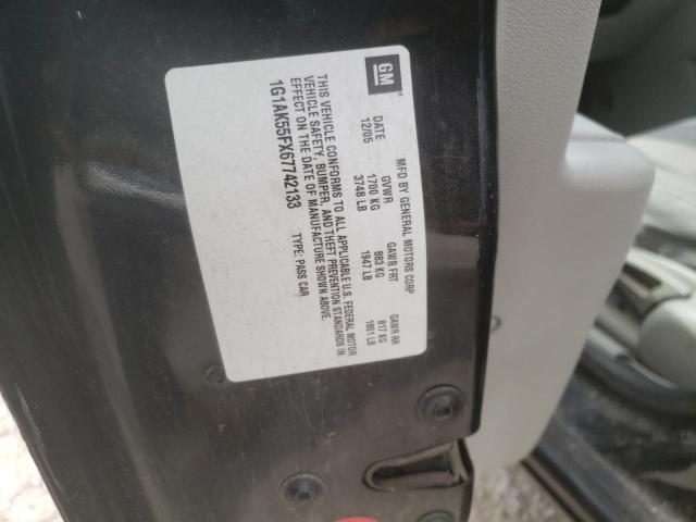 Photo 10 from auction – 2006 CHEVROLET COBALT LS with VIN 1G1AK55FX67742133