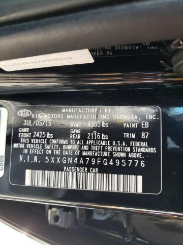 Photo 10 from auction – 2015 KIA OPTIMA EX with VIN 5XXGN4A79FG495776