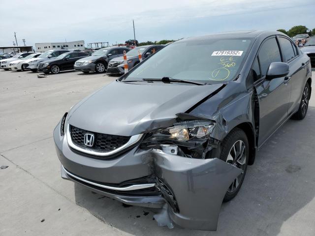 Photo 2 from auction – 2013 HONDA CIVIC EXL with VIN 19XFB2F9XDE084573
