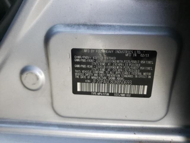 Photo 10 from auction – 2013 SUBARU XV CROSSTR with VIN JF2GPAGC8DH850693