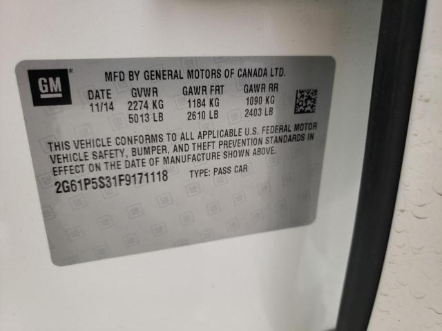 Photo 10 from auction – 2015 CADILLAC XTS PREMIU with VIN 2G61P5S31F9171118