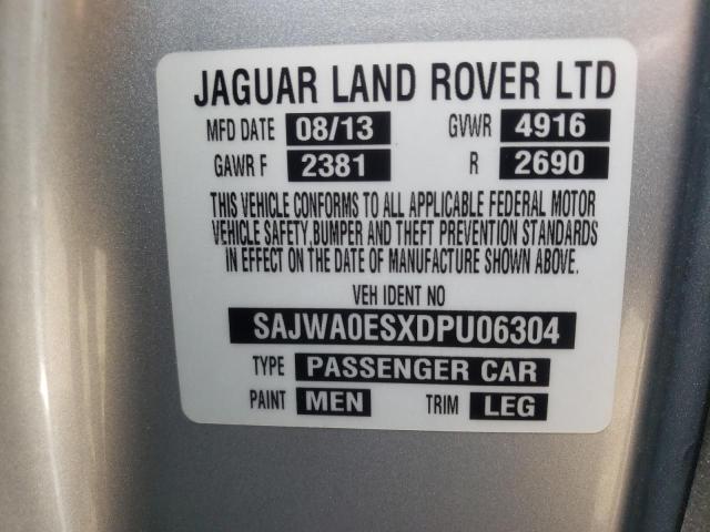 Photo 10 from auction – 2013 JAGUAR XF with VIN SAJWA0ESXDPU06304