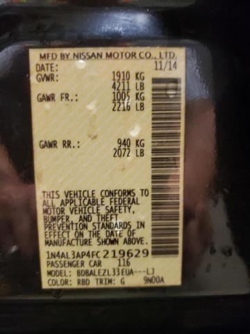 Photo 10 from auction – 2015 NISSAN ALTIMA 2.5 with VIN 1N4AL3AP4FC219629