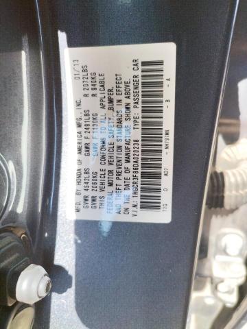 Photo 10 from auction – 2013 HONDA ACCORD with VIN 1HGCR3F86DA020238