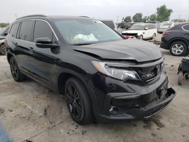 HONDA PILOT SE 2021 with VIN 5FNYF5H29MB038239 - Photo from auction