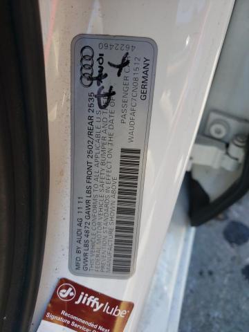Photo 10 from auction – 2012 AUDI A6 PREMIUM with VIN WAUDFAFC7CN081512