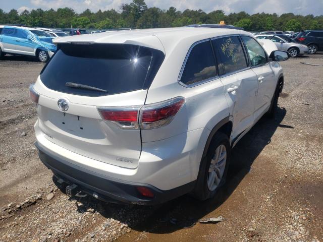Photo 4 from auction – 2015 TOYOTA HIGHLANDER with VIN 5TDBKRFH2FS073963
