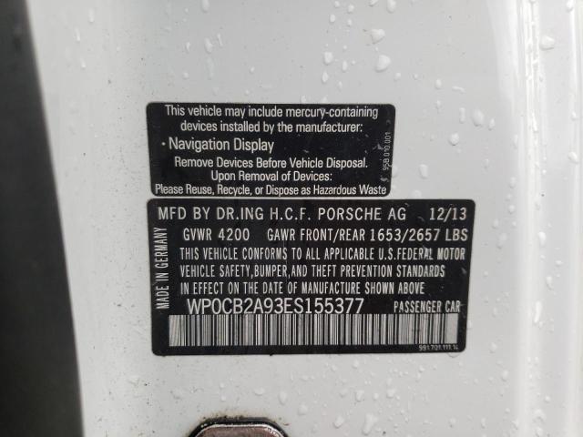 Photo 10 from auction – 2014 PORSCHE 911 CARRER with VIN WP0CB2A93ES155377