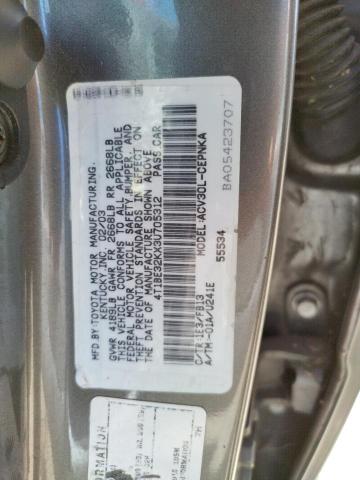 Photo 10 from auction – 2003 TOYOTA CAMRY LE with VIN 4T1BE32KX3U705312