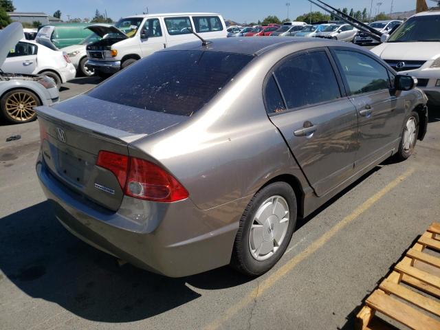 Photo 4 from auction – 2008 HONDA CIVIC HYBR with VIN JHMFA36298S010767
