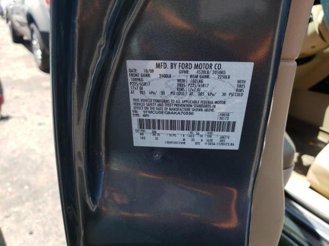 Photo 10 from auction – 2010 FORD ESCAPE LIM with VIN 1FMCU0EG8AKA70550