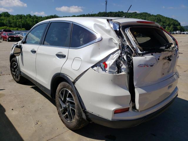 Photo 3 from auction – 2016 HONDA CR-V SE with VIN 5J6RM4H46GL043254