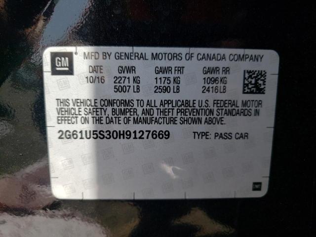 Photo 10 from auction – 2017 CADILLAC XTS with VIN 2G61U5S30H9127669