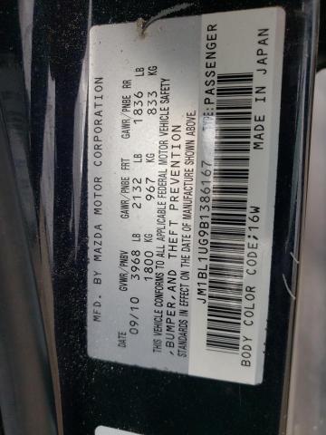 Photo 10 from auction – 2011 MAZDA 3 I with VIN JM1BL1UG9B1386167