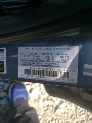 Photo 10 from auction – 2013 MAZDA 3 I with VIN JM1BL1UP4D1785796