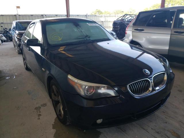 BMW 525 I 2007 with VIN WBANE53507CW59441 - Photo from auction