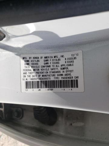Photo 10 from auction – 2014 HONDA ACCORD SPO with VIN 1HGCR2F56EA096575