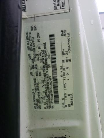 Photo 10 from auction – 2012 FORD ECONOLINE with VIN 1FTNE2EWXCDA60493