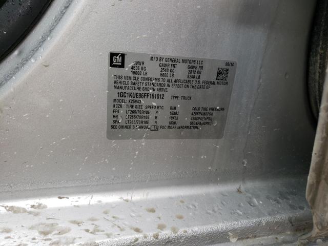 Photo 10 from auction – 2015 CHEVROLET SILVERADO with VIN 1GC1KUE86FF161012