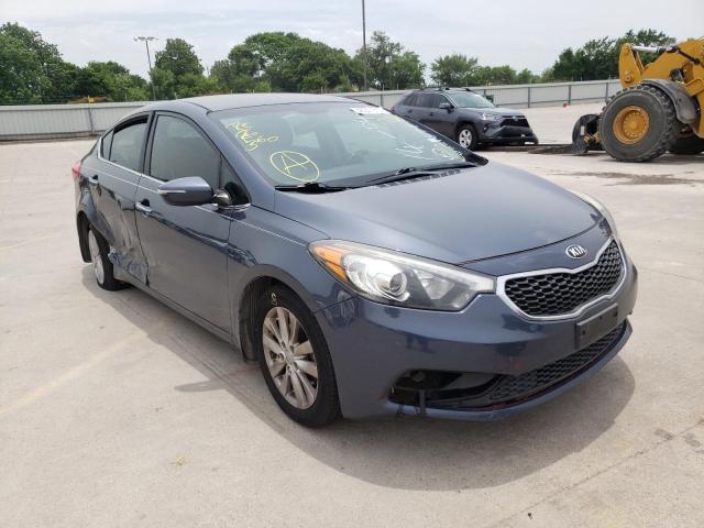 KIA FORTE EX 2014 with VIN KNAFX4A89E5172875 - Photo from auction