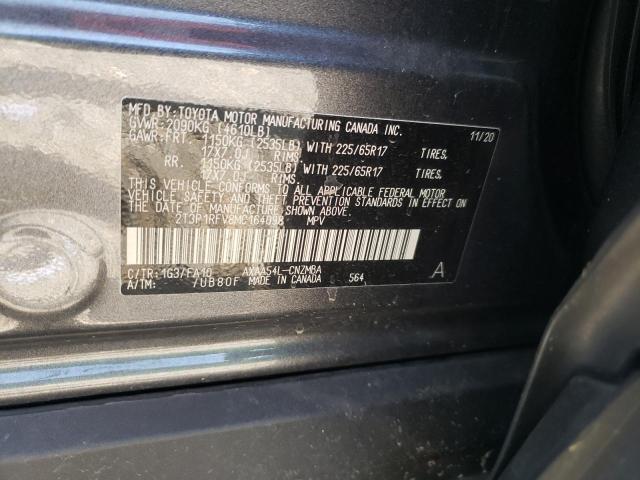 Photo 10 from auction – 2021 TOYOTA RAV4 XLE with VIN 2T3P1RFV8MC164098