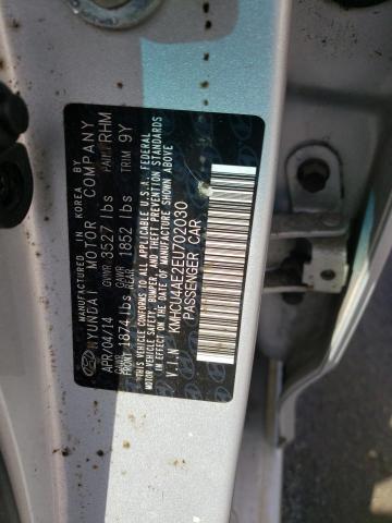Photo 10 from auction – 2014 HYUNDAI ACCENT GLS with VIN KMHCU4AE2EU702030